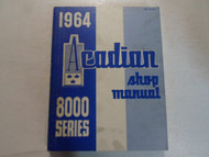1964 Pontiac Acadian 8000 Series Shop Manual STAINED MINOR WEAR FACTORY OEM DEAL