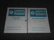 1966 67 68 69 70 71 72 Chrysler 35 45 50 55HP Service Shop Repair Manual Set OEM