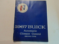 1967 Buick Automatic Climate Control Second Type Shop Manual WATER DAMAGED WORN