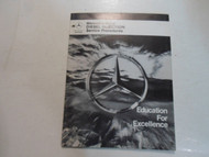 1968 1981 Mercedes Benz Diesel Injection Service Procedures Manual MINOR STAINS