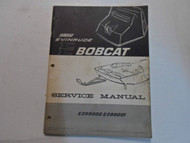 1969 Evinrude Bobcat E299000 E299001 Service Manual Snowmobile STAINED BOOK 69