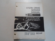1970 OMC Evinrude Johnson 120 HP Stern Drive Service Manual FACTORY OEM BOOK x