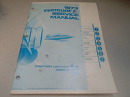 1973 Evinrude Service Shop Repair Manual 4 HP Yachtwin 4306 4336 OEM Boat 4902 x