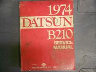 1974 Datsun B210 Service Repair Shop Workshop Manual Factory OEM 74