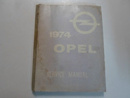 1974 OPEL 1900 MANTA Chassis Service Repair Shop Manual WATER DAMAGED 74 OEM GM
