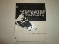 1975 Evinrude Johnson 45 HP E265RC J265RC Service Manual Service Manual WORN OEM