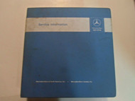 1978 1985 Mercedes Benz Model 123 126 201 107 Service Information Manual STAINED