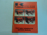 1978 KAWASAKI KG700B KG1500B KG1000B KG2600B Portable Generator Service Manual