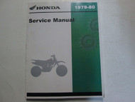 1979 1980 HONDA XR500 XR 500 Service Shop Repair Manual FACTORY DEALERSHIP OEM