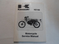 1979 1996 Kawasaki KE100 Motorcycle Service Manual WORN FACTORY OEM BOOK 79 96
