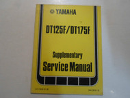 1979 Yamaha DT125F DT175F Supplementary Service Manual FACTORY OEM BOOK 79 x