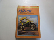 1981 1988 Clymer Suzuki RM125 500 Service Repair Maintenance Manual x