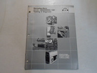 1981 Mercedes Benz A.C.C. Beginning Testing & Diagnosis Manual FACTORY OEM DEAL
