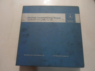 1984 Mercedes Benz 124 201 Electrical Troubleshooting Manual BINDER STAINED OEM