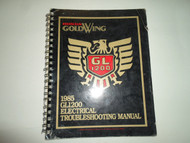 1985 Honda GoldWing GL1200 Electrical Troubleshooting Wiring Diagram Manual OEM