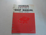 1986 Honda Engines GXV120 GXV160 Shop Manual LOOSE LEAF DISCOLORED FACTORY OEM
