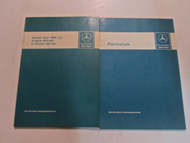 1986 MERCEDES Model 126.125 Engine 603.961 Intro into Service Manual STAINED SET