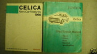 1986 Toyota Celica Service Repair Shop Workshop Manual 86 Set W Features OEM