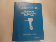 1986.6 Nissan Outboard Motor NS 5B 5BS 30A2 25C Parts Catalog Manual WORN WATER