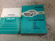1987 Toyota Celica Service Repair Shop Manual Set FACTORY W Wiring Diagram x OEM