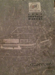 1989 BUICK CENTURY Service Repair Shop Workshop Manual FACTORY DEALERSHIP GM