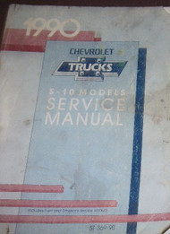 1990 Chevrolet Chevy S-10 S10 Truck TRUCKS Service Shop Workshop Repair Manual