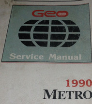 1990 Chevy GEO METRO Service Shop Repair Workshop Manual OEM GM