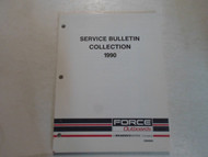 1990 Force Outboards Service Bulletin Collection Manual MINOR WEAR FACTORY OEM