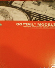 2013 Harley Davidson SOFTAIL MODELS Service Shop Manual Set W Parts & Electrical