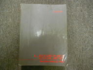 1991 Acura Legend Coupe Service Repair Shop Manual FACTORY OEM BOOK 1991