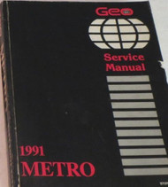 1991 Chevy Chevrolet GEO METRO Service Shop Repair Workshop Manual OEM GM