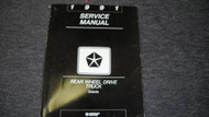 1991 Dodge DAKOTA TRUCK Service Repair Shop Manual OEM 91 FACTORY OEM RWD x