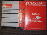 1992 GM Pontiac Firebird Trans Am Service Shop Repair Manual SET FACTORY OEM 92