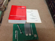 1993 GM Chevrolet Chevy Camaro Service Shop Repair Manual Set W Supplements OEM