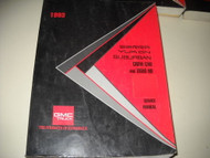 1993 GMC SUBURBAN SIERRA YUKON TRUCK Service Shop Repair Manual OEM FACTORY