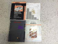 1993 TOYOTA PASEO Service Shop Repair Manual SET W A/C BOOK & EWD + TECH BULLETI