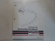1994 Force Outboards Technicians Handbook Manual MINOR WEAR STAINS FACTORY OEM