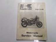 1995 Kawasaki Ninja ZX-6R ZX 6R Motorcycle Service Manual STAINED DAMAGED OEM 95