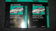 1995 TOYOTA CELICA Service Repair Shop Manual Set OEM 2 VOLUME BOOK SET