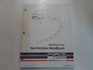 1996 Force Outboards Technicians Handbook Manual FACTORY OEM BOOK 96