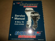 1996 Johnson Evinrude Outboards 8 thru 15 FourStroke Service Manual OEM 507121