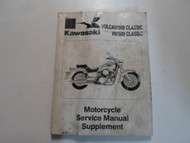 1996 Kawasaki VULCAN1500 Classic VN1500 Classic Service Manual Supplement DAMAGE