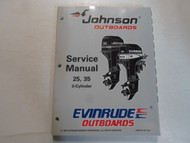 1997 Johnson Evinrude Outboards 25 35 3 Cylinder Service Repair Manual FACTORY