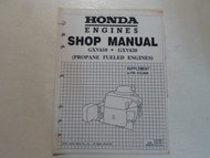 1998 Honda Engine GXV610 GXV620 Shop Manual Supplement Propane Fueled DISCOLORED