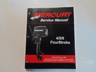 1999 & Above Mercury 4/5/6 FourStroke Service Repair Manual WATER DAMAGED 2ND ED