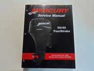 1999 Mercury 30/40 Fourstroke Service Shop Repair Manual MINOR WEAR FACTORY OEM