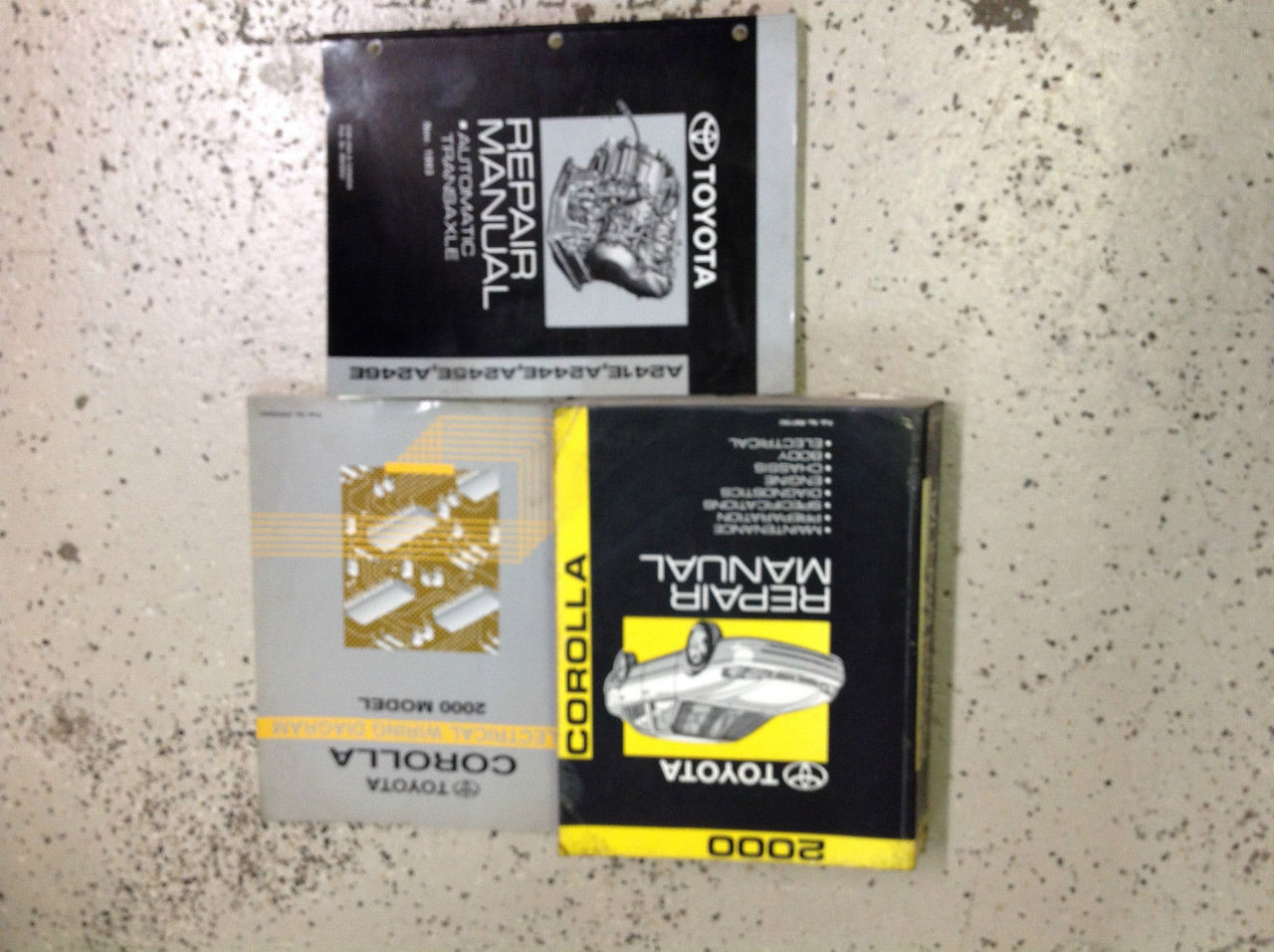 2000 Toyota Corolla Service Repair Shop Manual Set Oem W