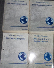 2001 FORD Lincoln LS Service Shop Repair Manual Set OEM 01 FACTORY BOOKS HUGE
