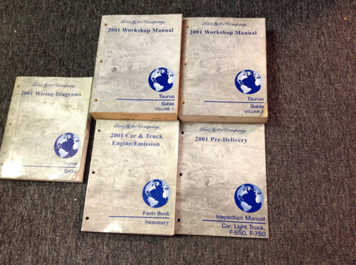 2001 Ford Taurus Mercury Sable Service Shop Repair Manual Set W Ewd Inspection