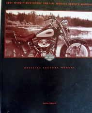 2001 Harley Davidson Softail Models Service Shop Repair Manual Set W Parts Book